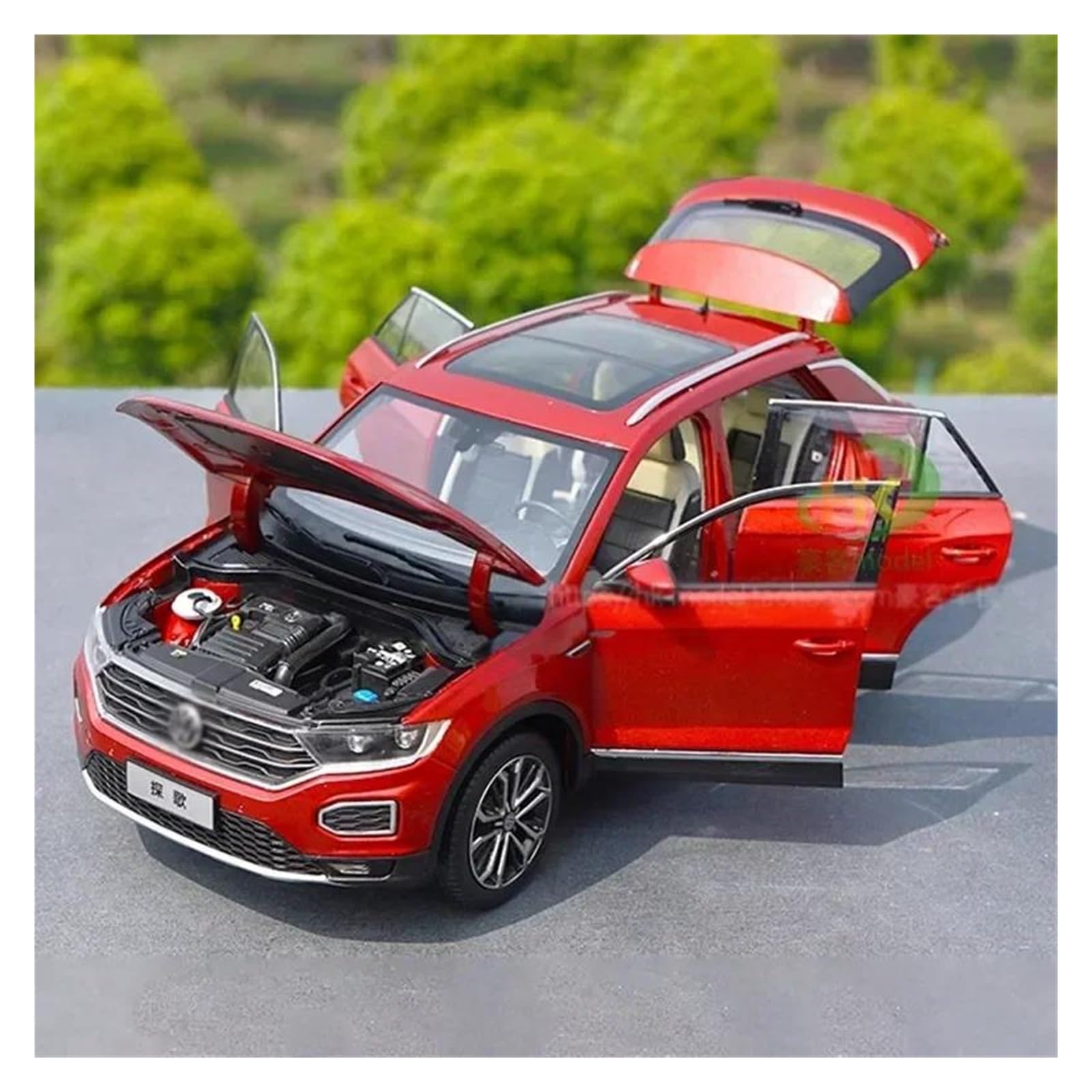 Per T-ROC 280STI 2018 1:18 Modello In Lega Auto Sportiva Die-Cast Collezione Hobby Statica Decorazione