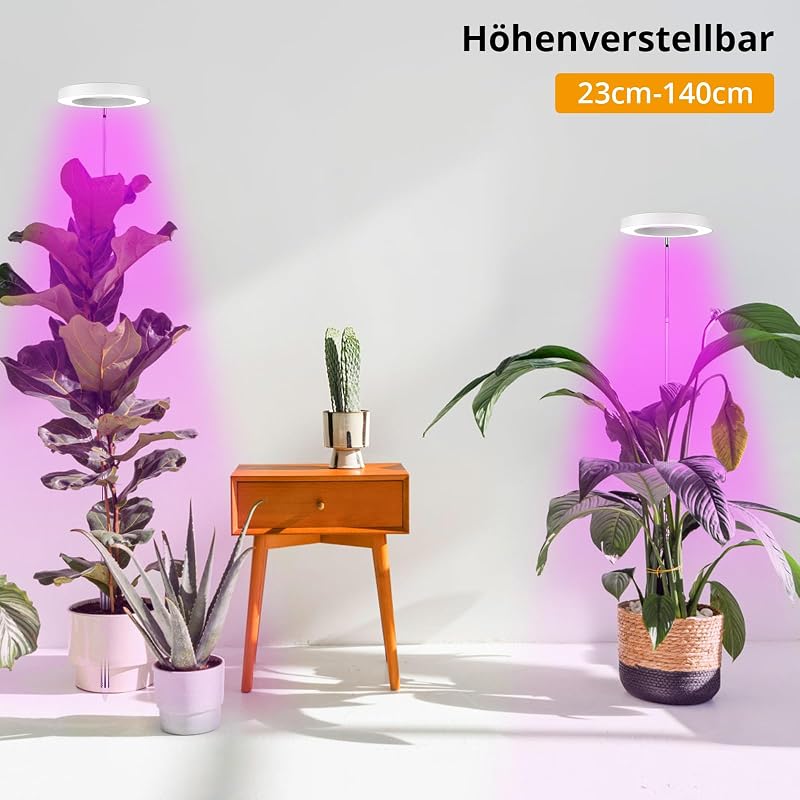 Sondiko LED Növénylámpa Teljes Spektrummal, Timer és 10 Fokozat Dimmer Funkcióval