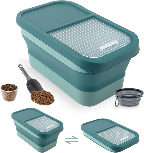 Druuzyl contenitore ermetico crocchette 5 kg verde