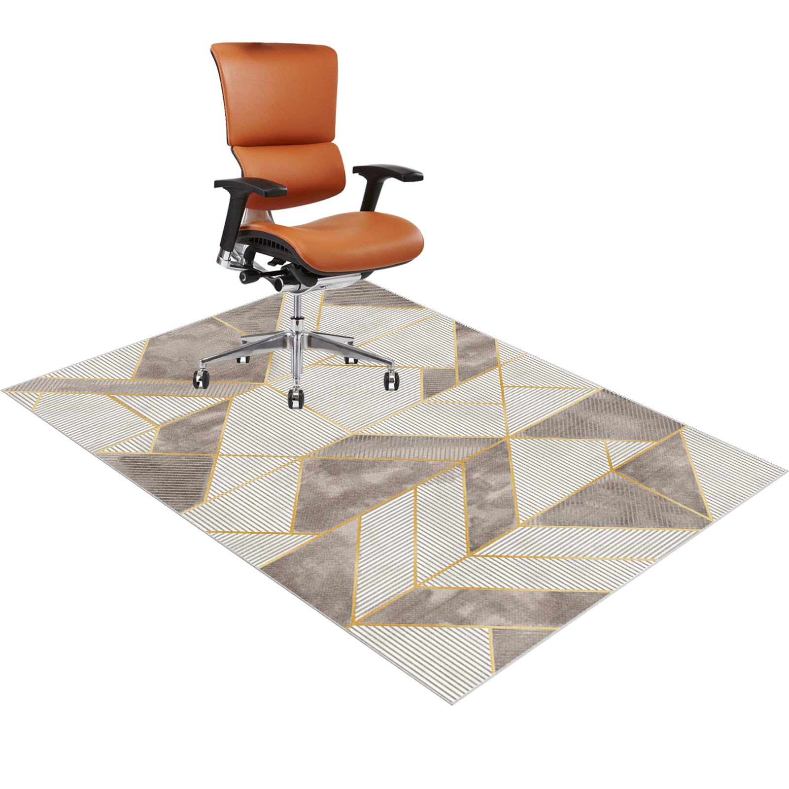 Alfombrilla protectora para silla de escritorio, 60 x 70 cm, alfombrilla de tela para juegos de oficina, alfombrilla para suelos duros, alfombrilla para silla de alfombra y parquet, alfombrilla
