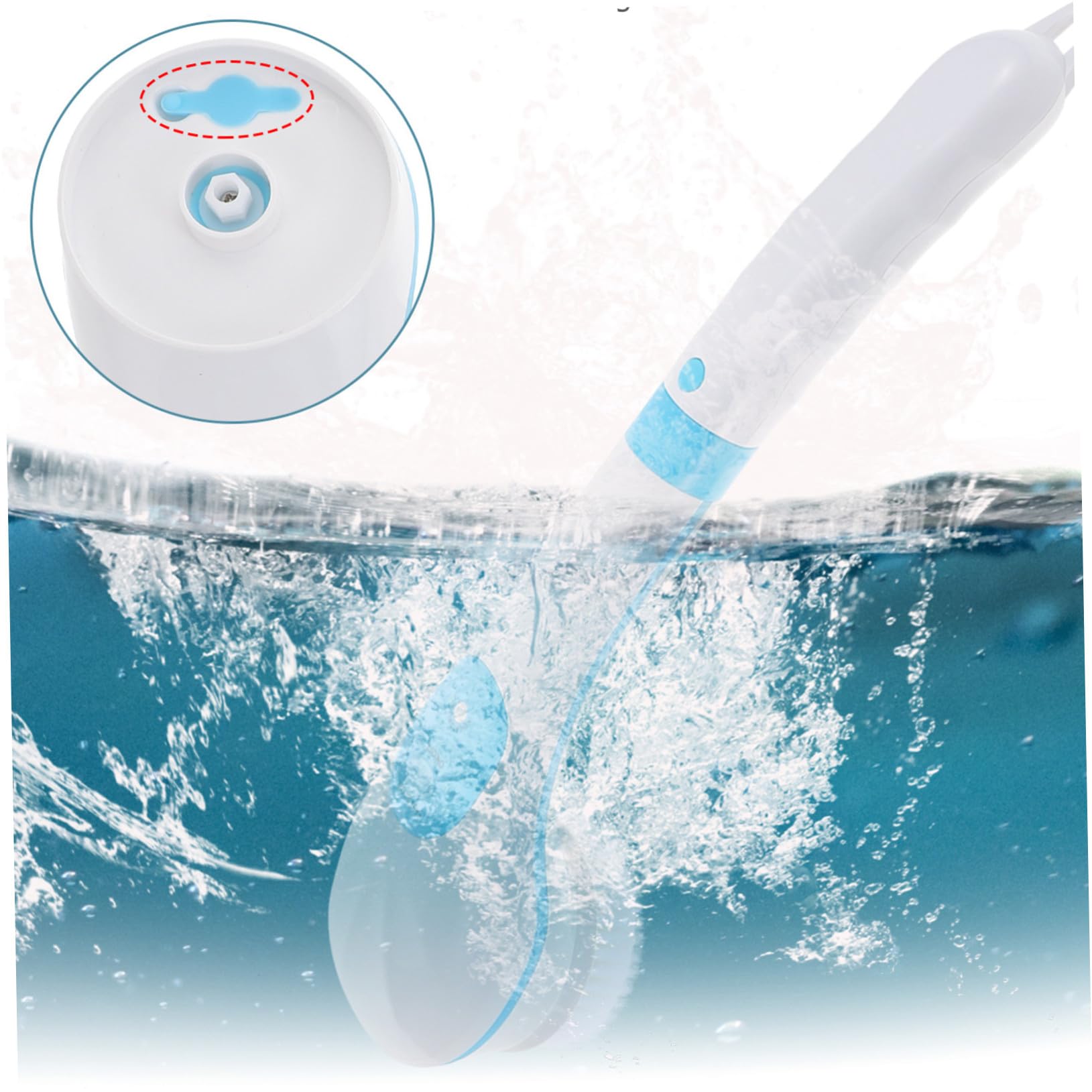 TOPBATHY Elektrische Badebürste mit USB ladung Rotierende Peeling bürste Sanfter Hautschutz Reichhaltiger Schaumerzeugung Multifunktional für Rücken Gesichtsreinigung Hautfreundlich