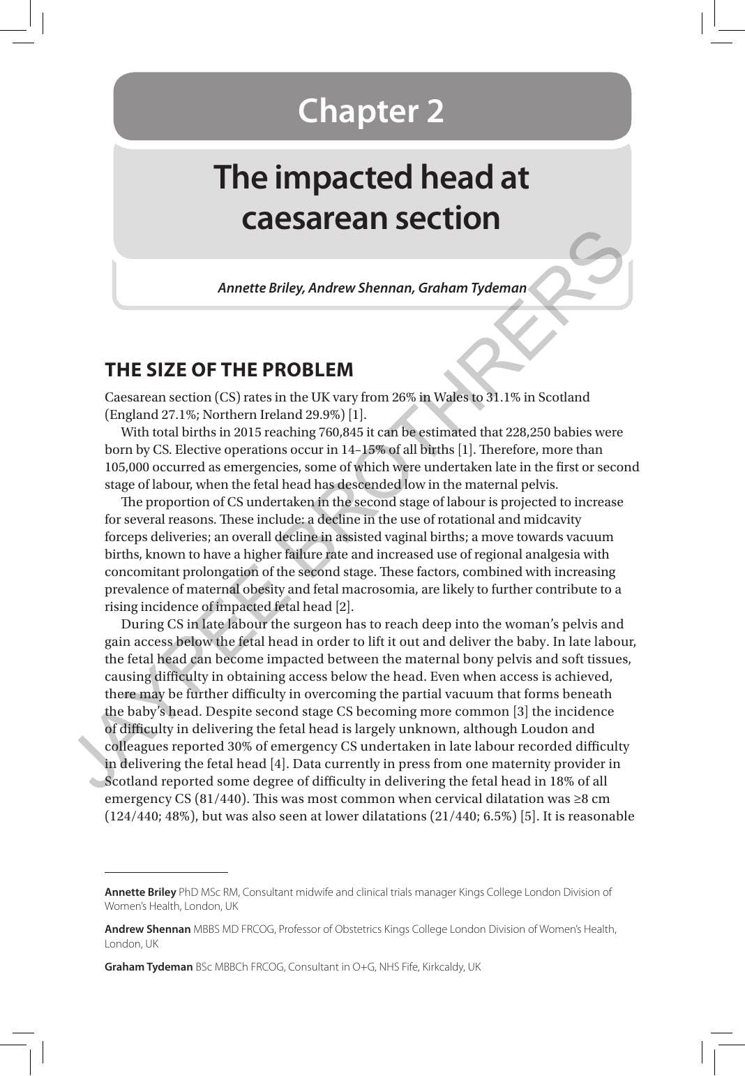 Recent Advances in Obstetrics & Gynaecology 27 1