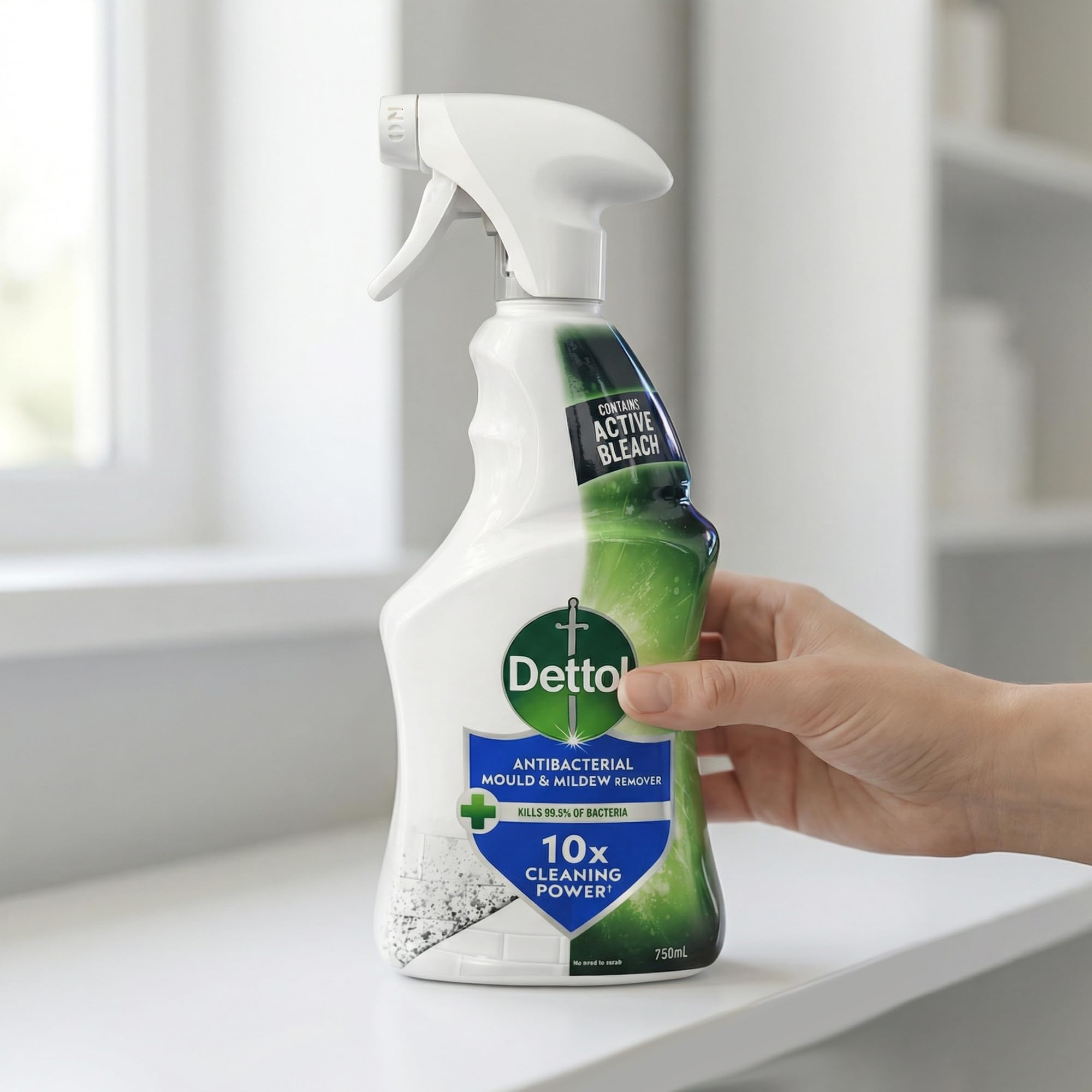 Dettol Antibacterial Mould & Mildew Remover Spray 750ml Single