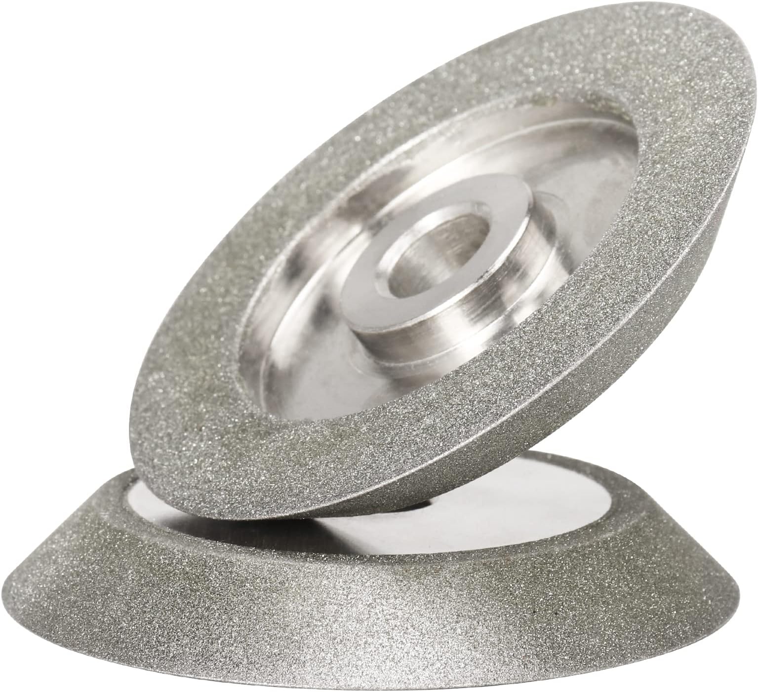 3''x 1/2''x 2/5'' 45-Degree Diamond Grinding Wheel Grinding Hard Alloy Cutter, Glass, Tiles, Tungsten Sharpener and Ceramics for Grinder Cutter Tool