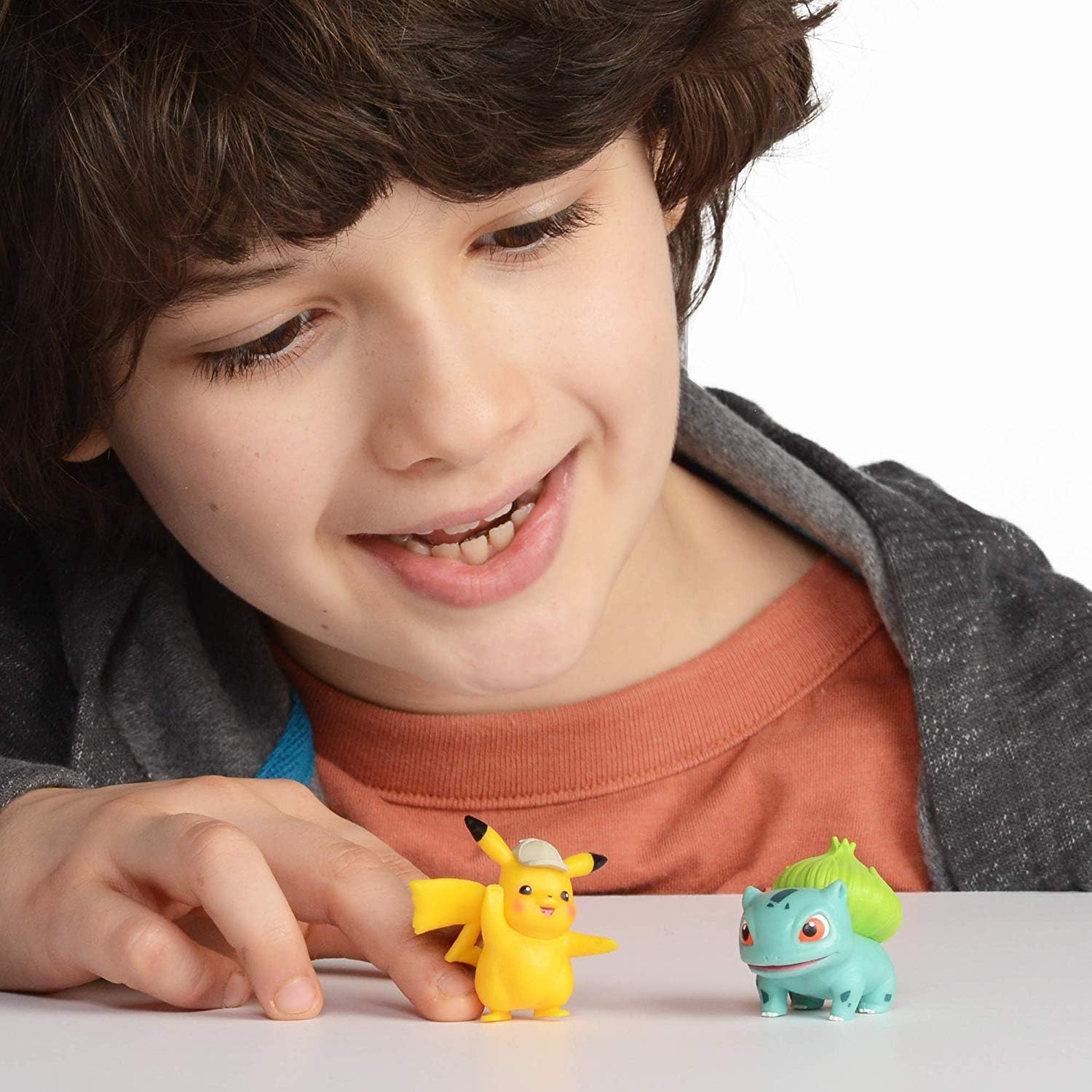 Pokemon Bandai Film Detective Pikachu WT97598 Pack of 2 Figures 5 cm Pikachu & Bulbasar