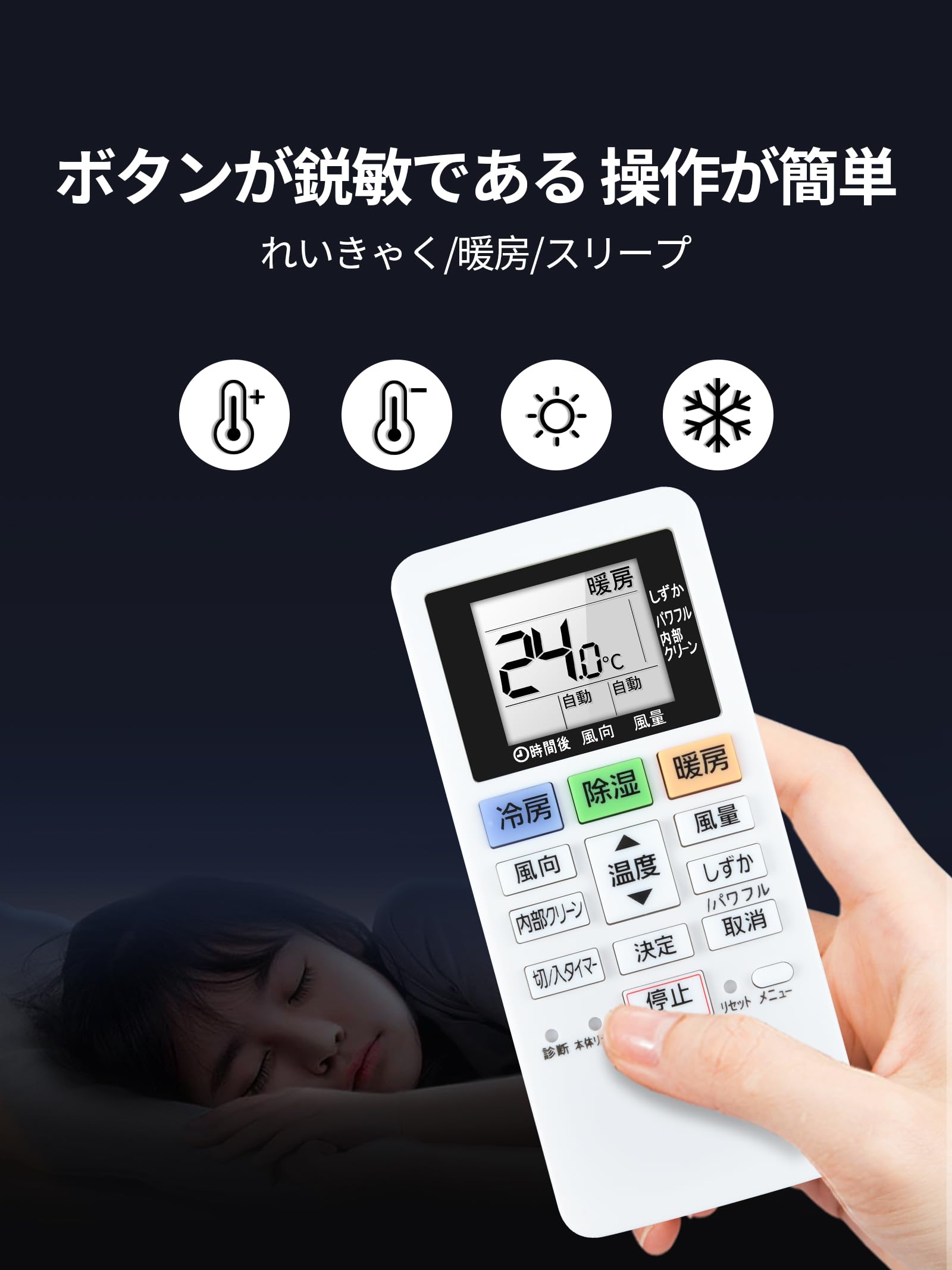 Amazon.co.jp: SHZ エアコンリモコン ACXA75C17640 交換用パナソニック