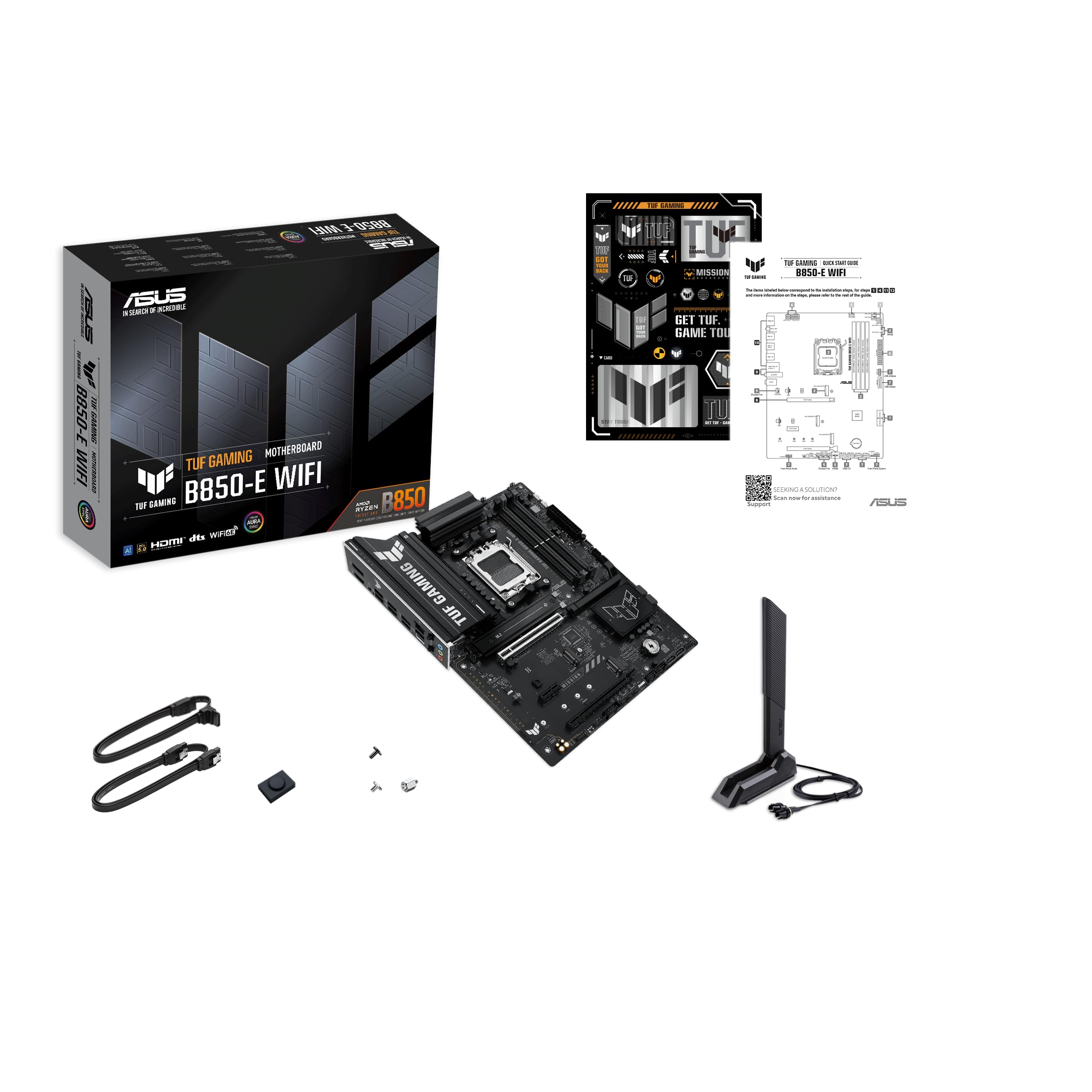 ASUS TUF Gaming B850-E WiFi – Carte mère Gaming AMD ATX