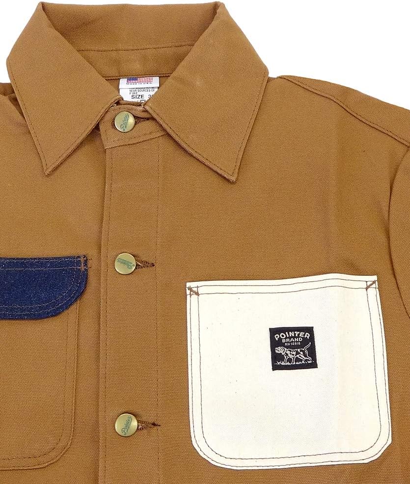 ポインター　DUCK COVERALL JACKET　カバーオール Amazon | [ポインター] DUCK COVERALL JACKET(ダックカバーオール