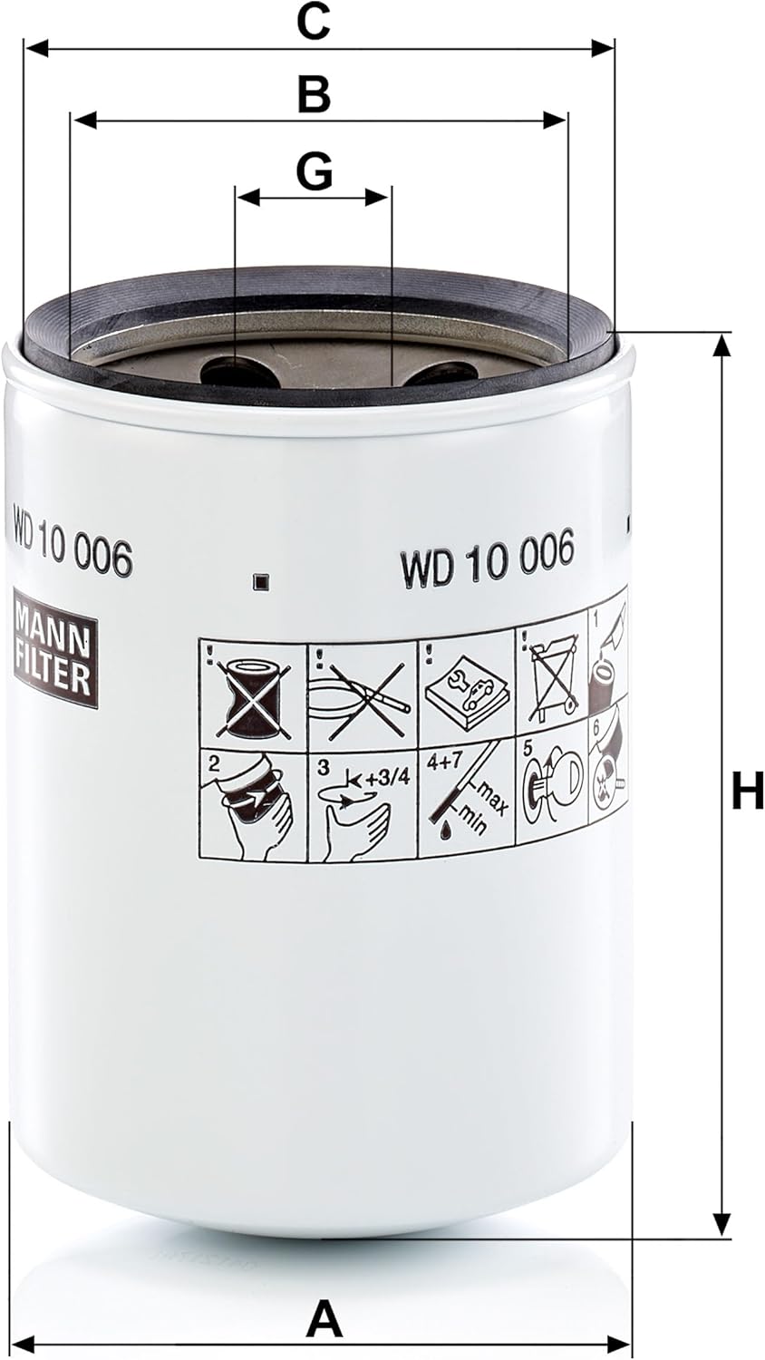 WD10006 MANN-FILTER Hydraulic Filter