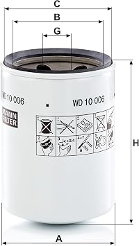 WD10006 MANN-FILTER Hydraulic Filter