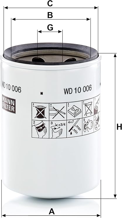 WD10006 MANN-FILTER Hydraulic Filter