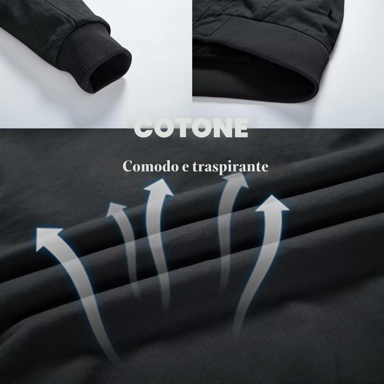 KEFITEVD Uomo Inverno Casual Giacca Cotone Giacca Uomo Bomber Mimetica Militare Tattica Cargo Giacca a Maniche Lunghe