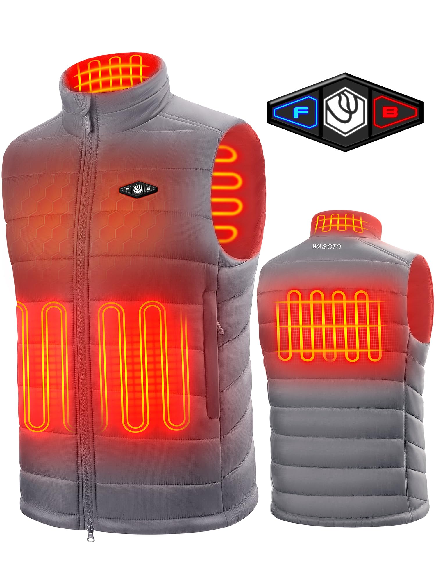 Rechargeable Heated Vest Mtored Heated Jackets For Men Flyhare