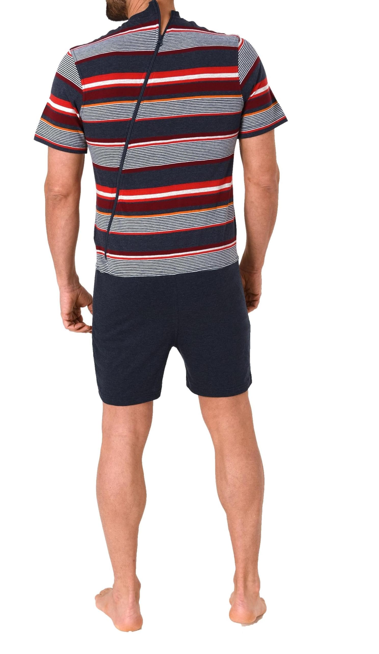 Normann Care Alzheimer's Clothing Combinaison pour homme avec fermeture éclair au dos et à la jambe 171 90 005