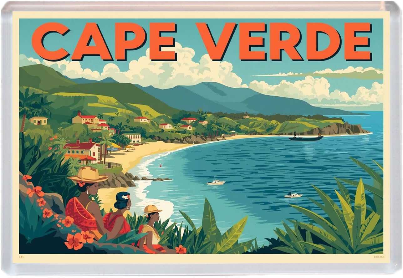 Cape Verde - Jumbo Artistic Fridge Magnet 96 x 67mm BBSFHM2042