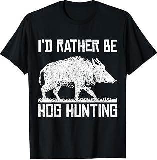 Pig Hunting Wild Boar Wild Boar Hunter Vintage T-Shirt