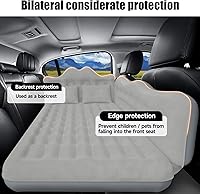 Vista 4 de colchón de aire para coche, colchón inflable para SUV y camión, colchón de aire para asiento trasero, cama inflable para camping, colchón de aire
