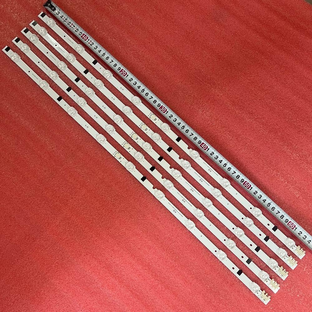 LOCLPCKGYA LED Backlight Strip 9LED Fit For TV UE32F4500AW UE32F4500 UE32F6400 UE32F6400AK UE32F6400AY UE32F6400AW UE32F6400AS(5set For 5 TV)