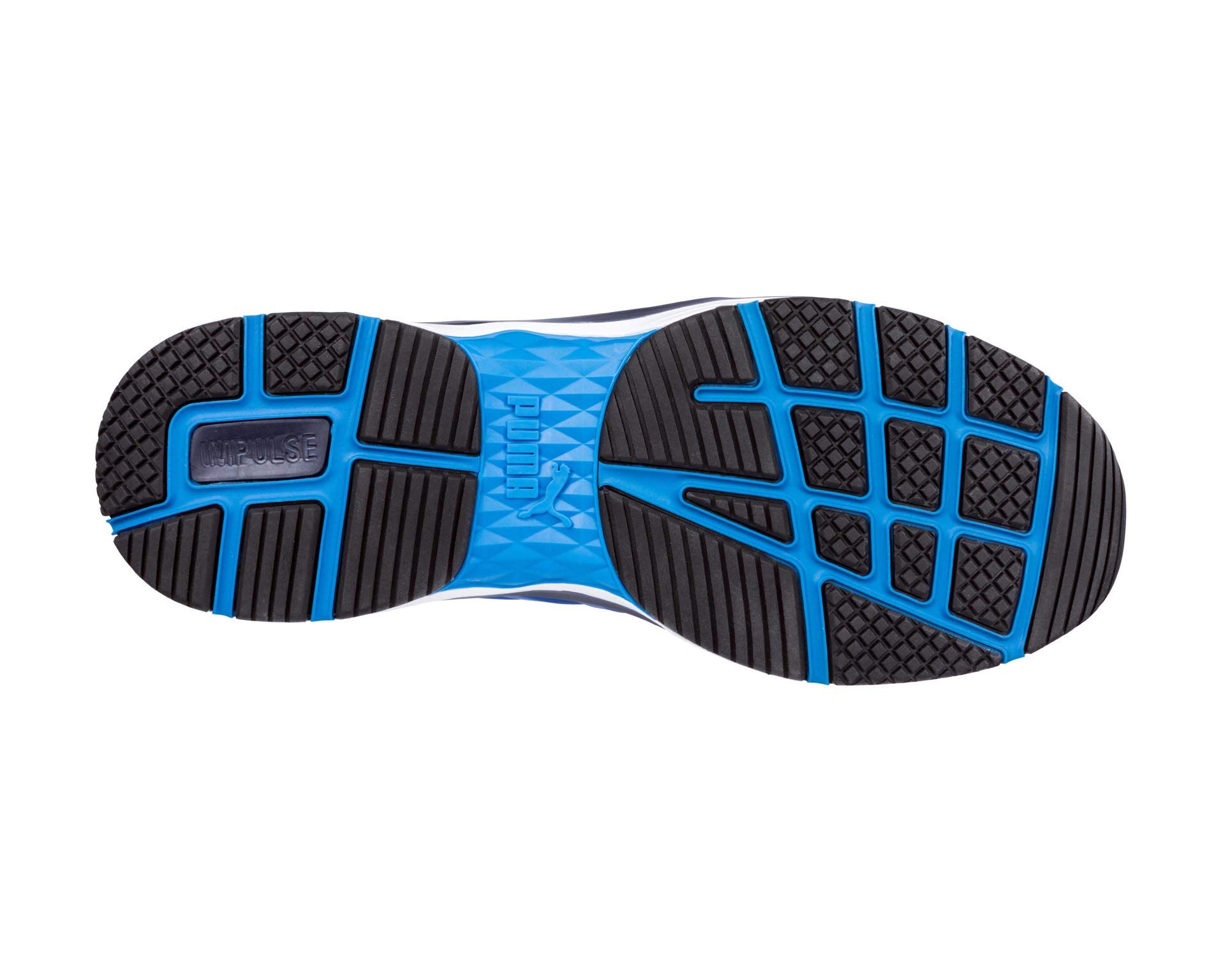 PUMA Safety Velocity 2.0 Blue Low buty robocze, buty ochronne, S1P SRC, czapka z włókna szklanego dla mężczyzn