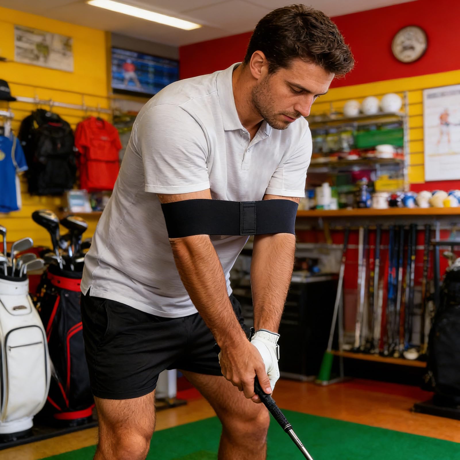 Pulseras de entrenamiento de swing de golf, corrector de postura