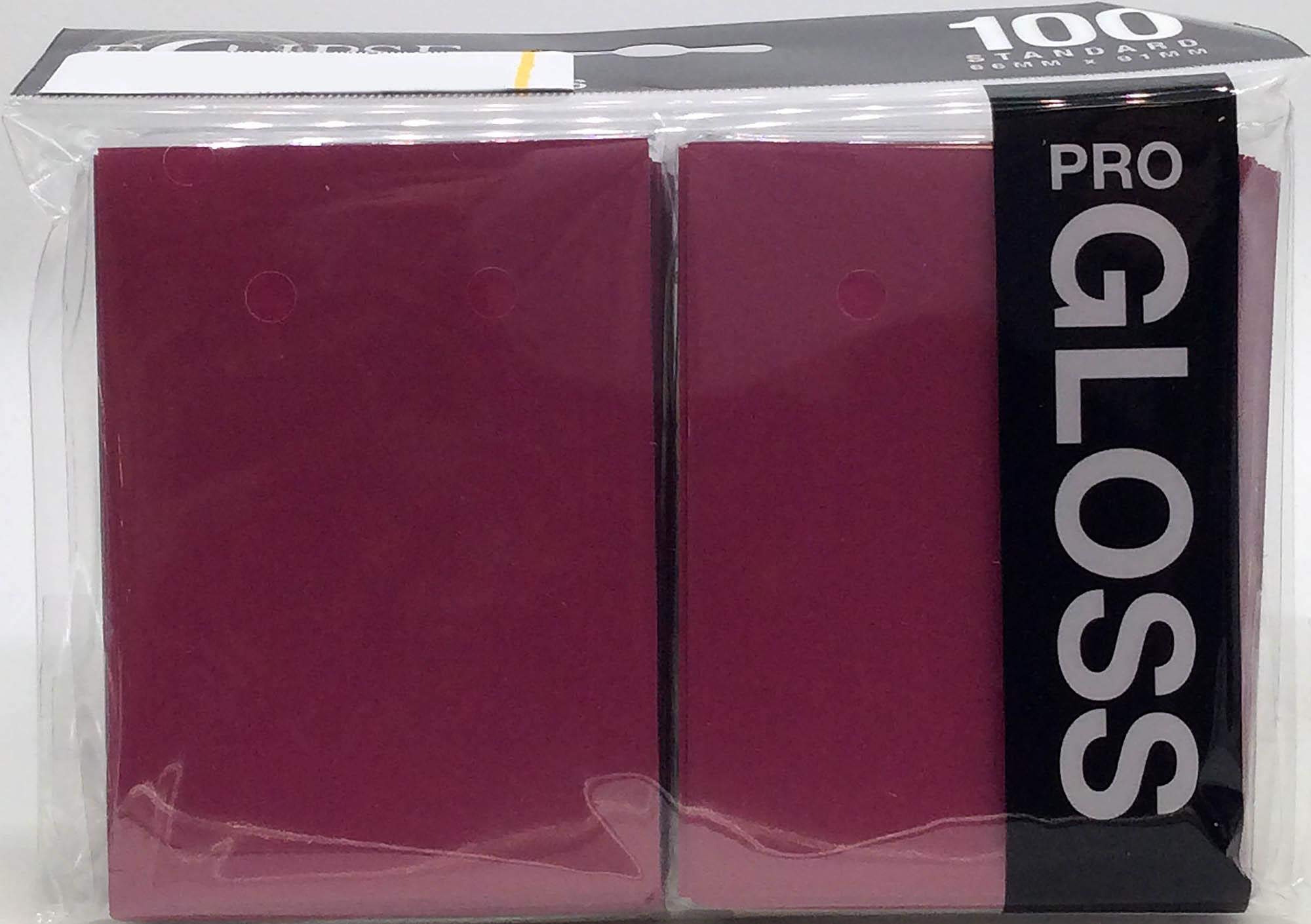 Ultra ProBoardGame E-15609 -Eclipse Gloss Standard Sleeves 100 Pack-Hot Pink