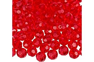 Jmassyang Red Christmas Beads