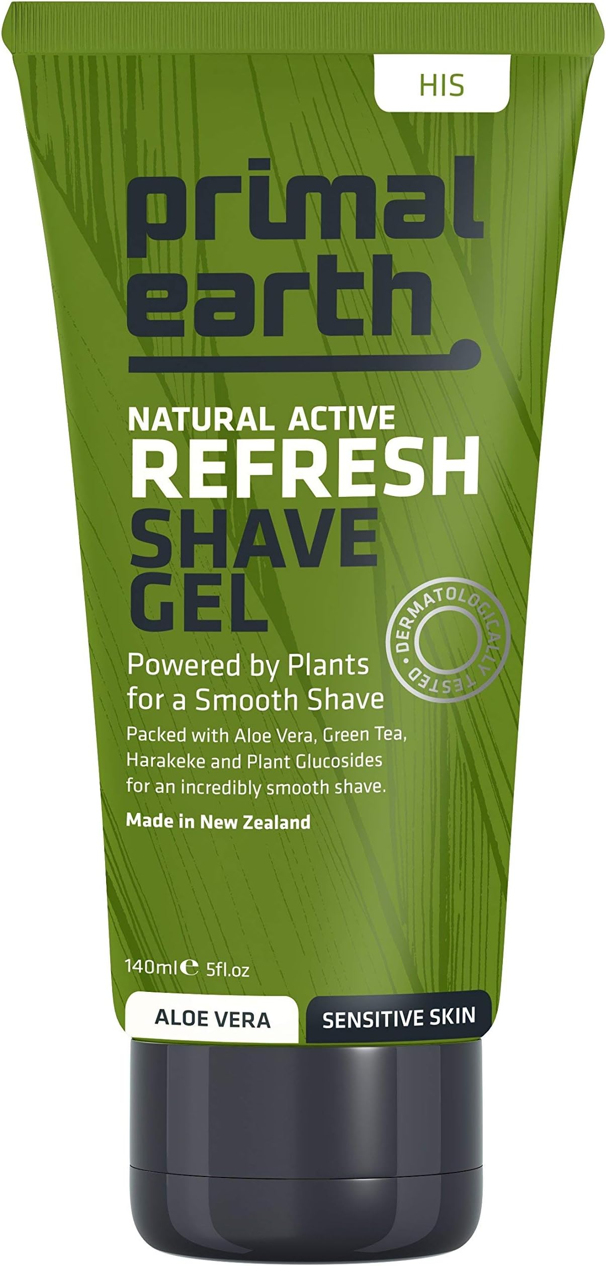 Primal Earth Refresh Shave Gel, 140ml (4.7 oz)