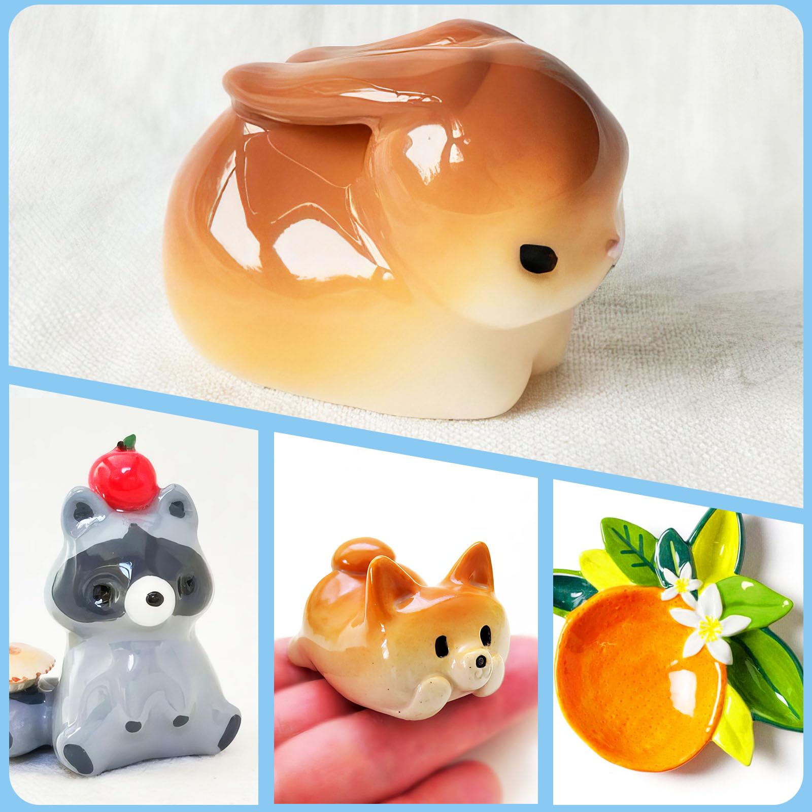 500ml Air Dry Clay Glaze，Air Dry Clay Varnish for Airdry Clay，Clay Varnish for Air Drying Clay Can Used to Prevent Clay Cracking, Scratches, and Wear,It Can Also Having a Glossy Glaze Effect (gloss)