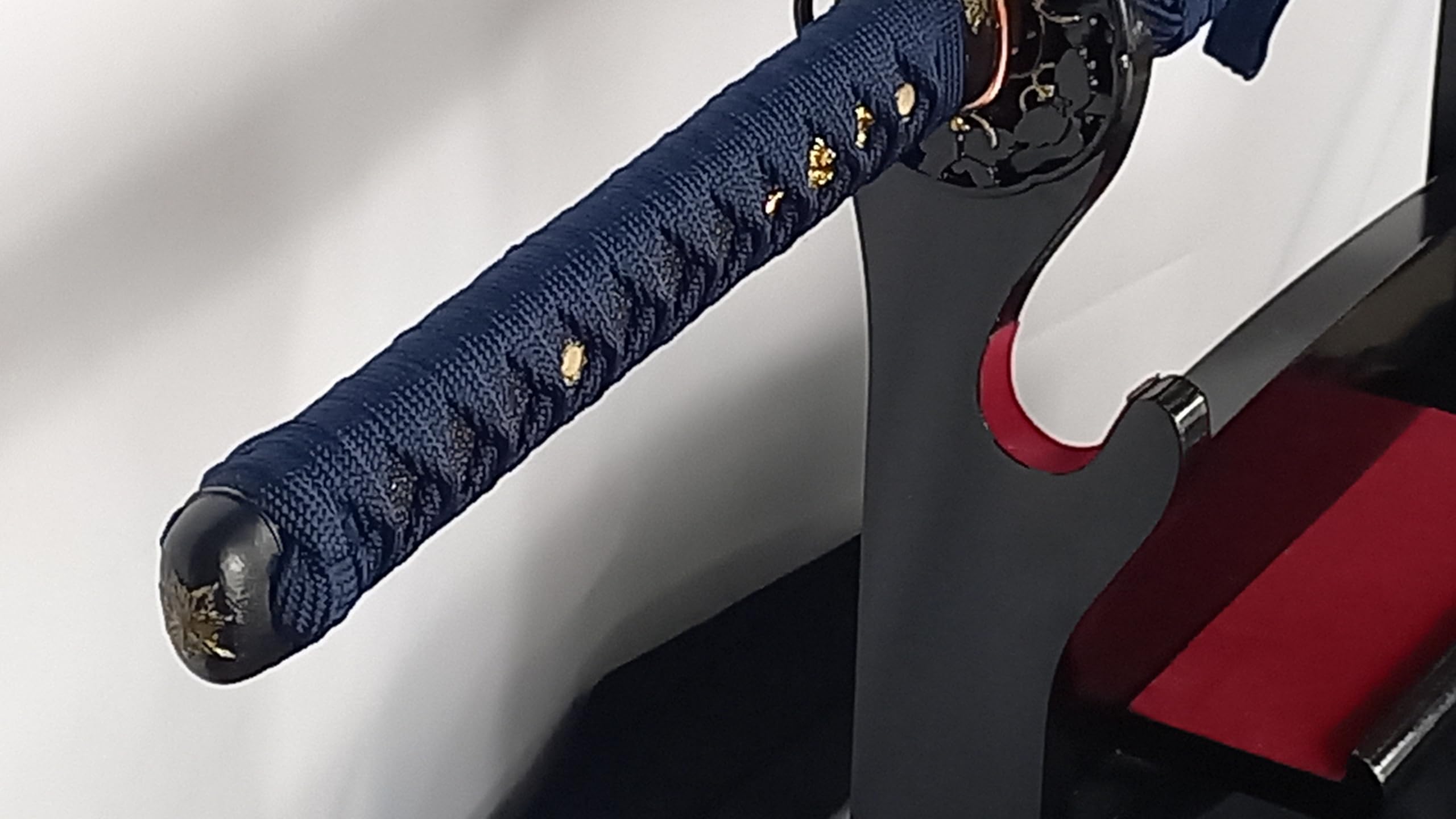 Katana Schwert echt Samurai Schwert aus Stahl mit Einer Scheide für Schnittübung für Sammler Dekoration oder als Geschenk