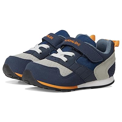 Tsukihoshi Kids Racer (Toddler/Little Kid) Boys Shoes Navy/Orange
