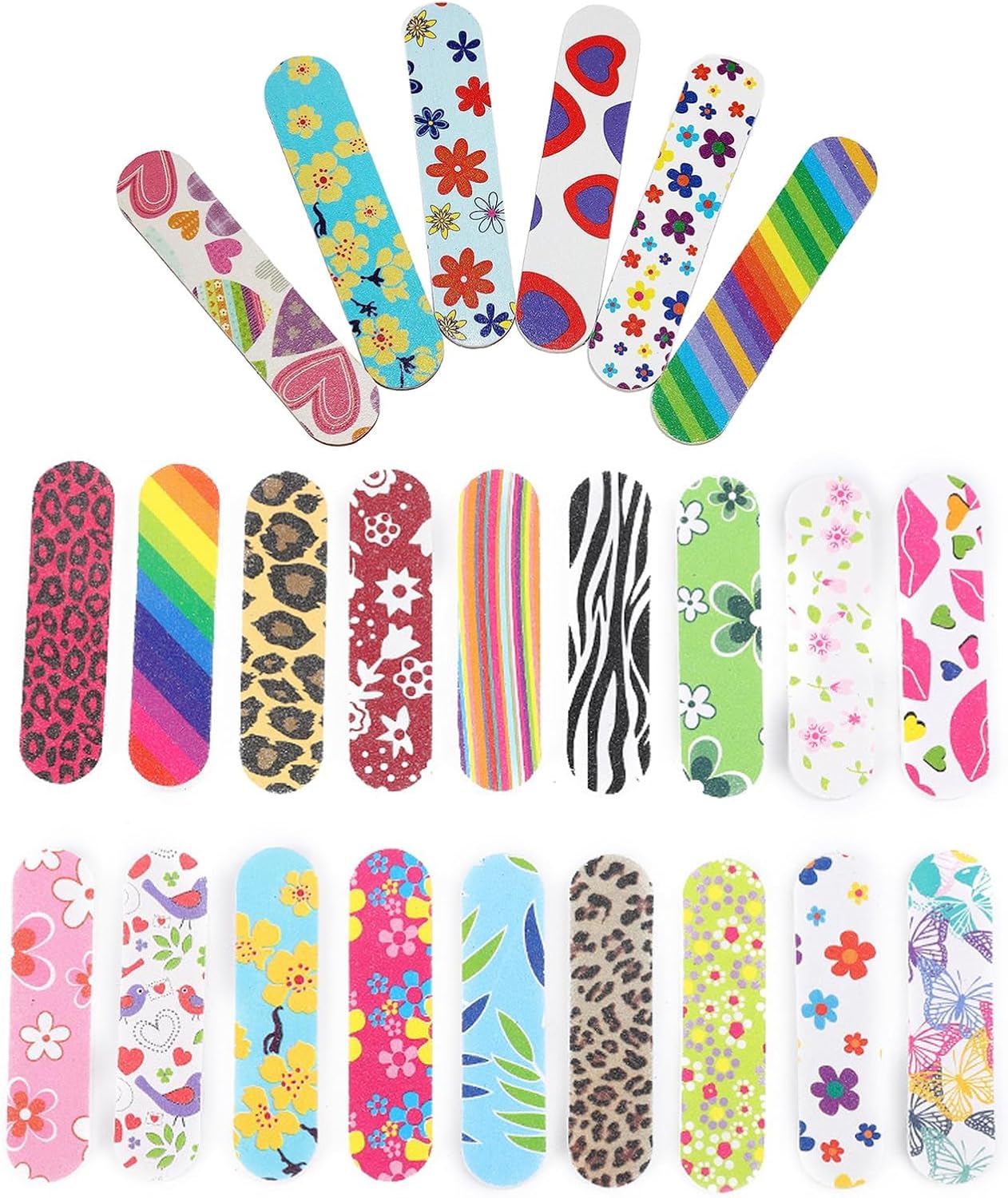 Mini Nail Files(30PCS),Double Sided Emery Boards Manicure Tools,Art
