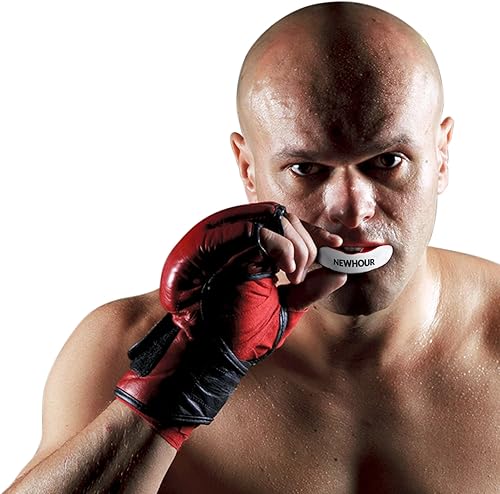Miniatura 7 de Newhour Protector bucal para boxeo, fútbol, artes marciales mixtas, muay thai, lacrosse y hockey, para hombres y mujeres, protector bucal para