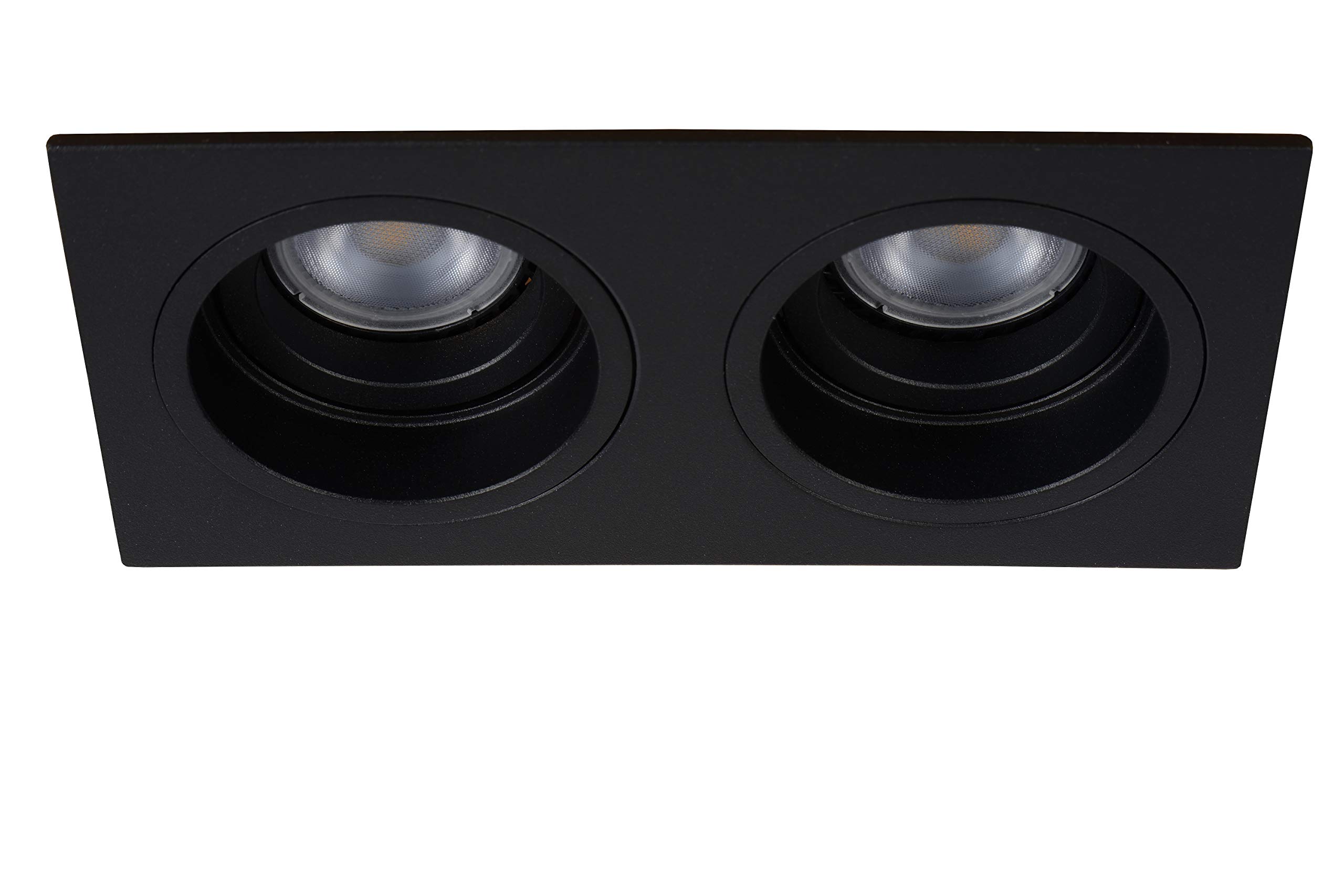 LUCIDE EMBED - Spot encastrable - 2xGU10 (MR16) - Noir