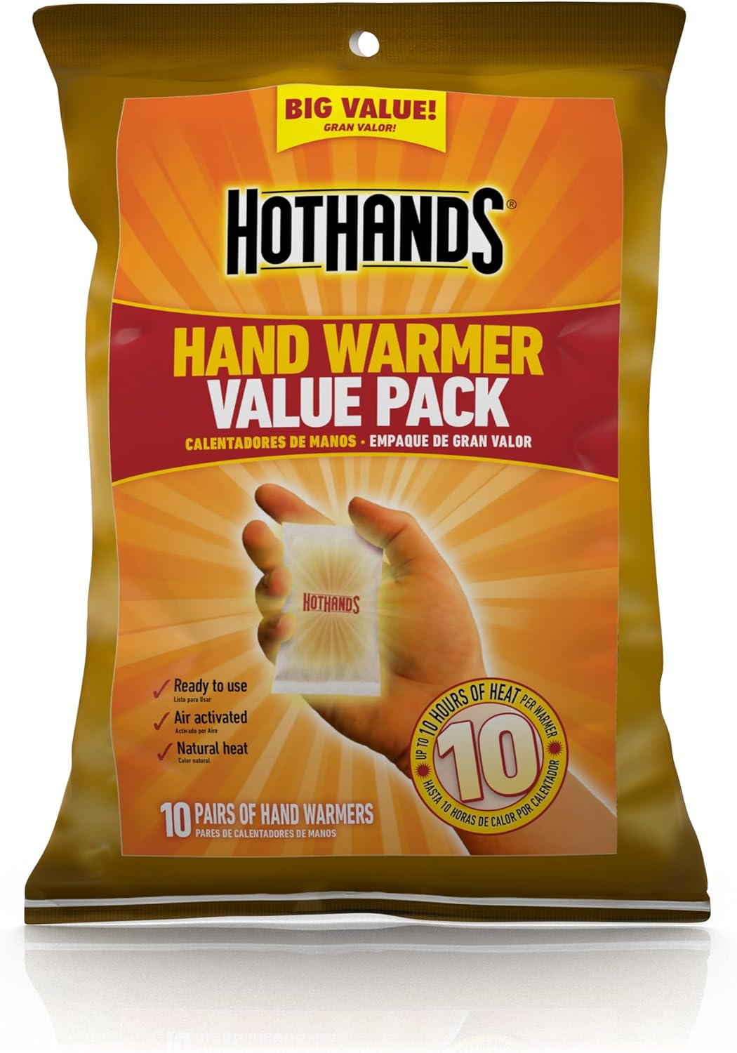 HotHands Hand Warmers 10 Pair Value Pack view 1
