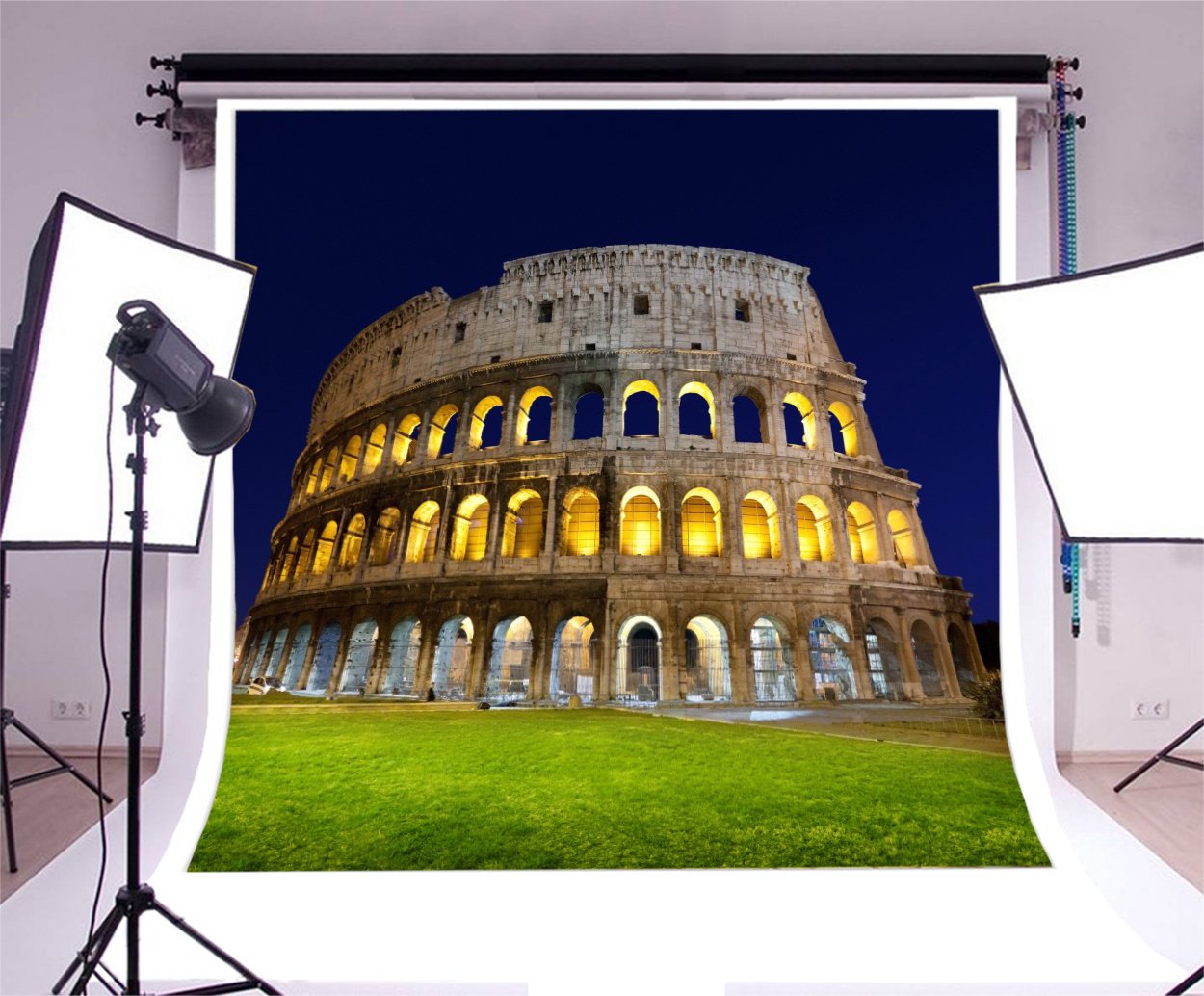 YongFoto 2x2m Vinile Sfondo Fotografico Libreria Studio interno Fondale Foto Festa Bambini Boby Nozze Adulto Partito Studio Fotografico Puntelli