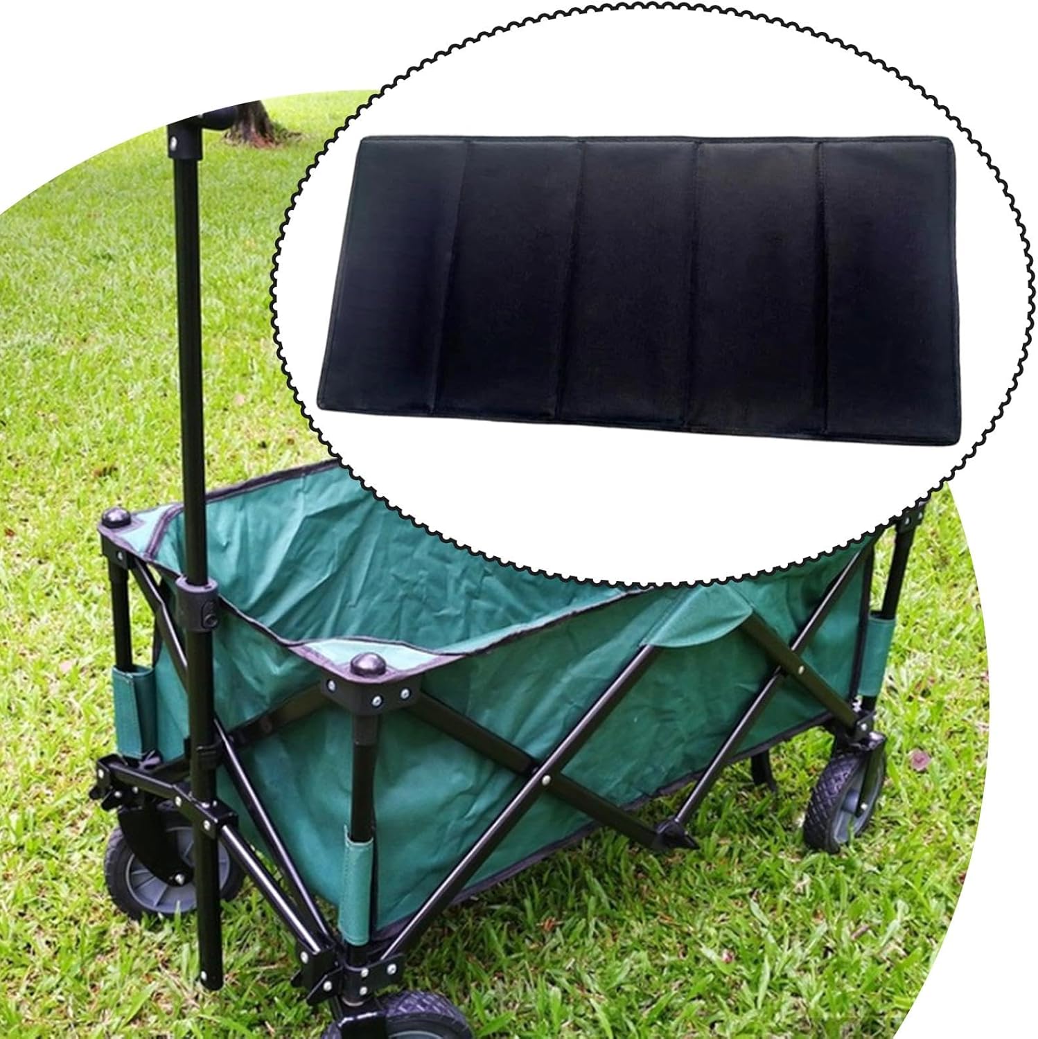 Generic Camping Cart Lining Pad Portable Replacement Multifunctional, Premium Lightweight, Trolley Cart Accessories Folding Wagon Pad, 100cmx50cm