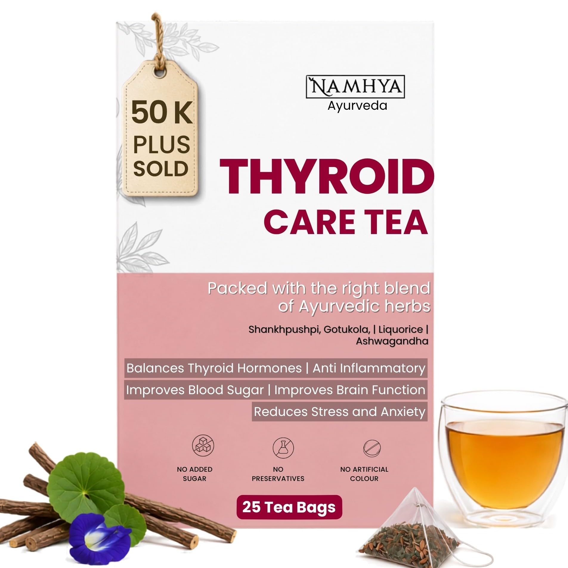 Namhya Diabetes Care Tea | Blood Sugar Balance Support | 100gmx2 Loose Tea — Amazon image 13