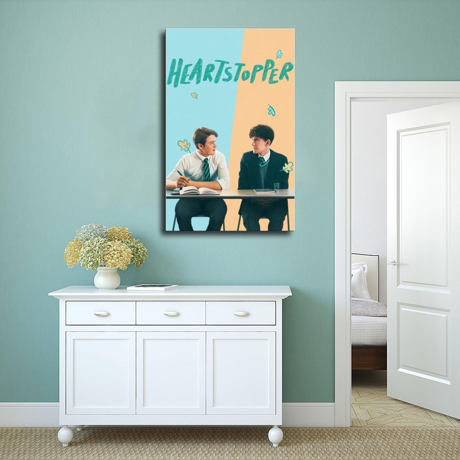 Heartstopper Leinwandposter - Tv Serie Deko 50x75cm