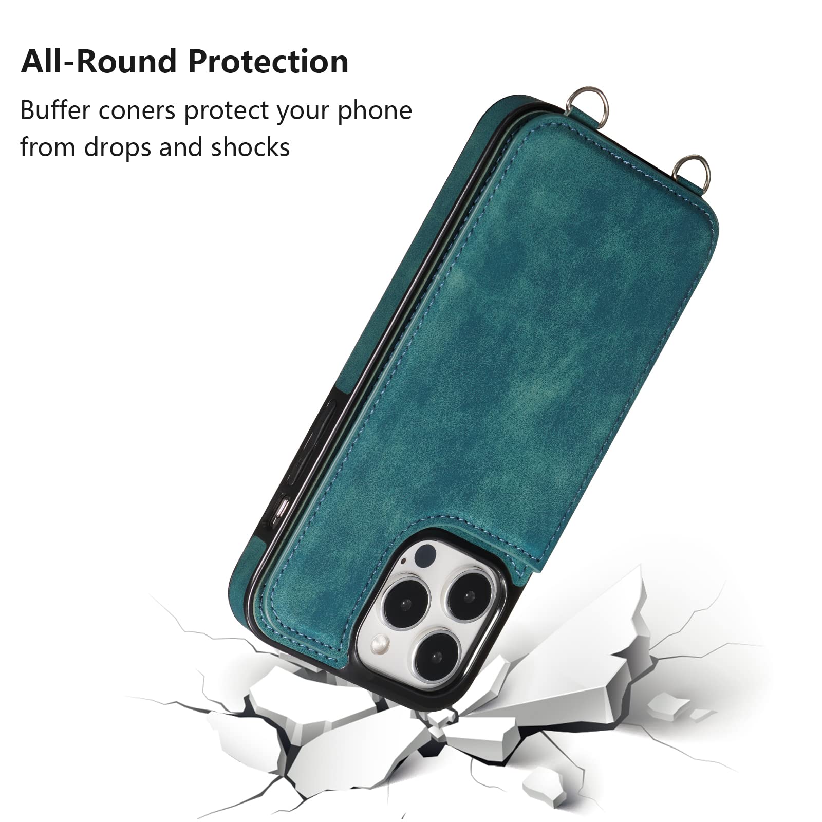 ZTOFERA Custodia a tracolla per iPhone 14 Pro da 6,1 pollici