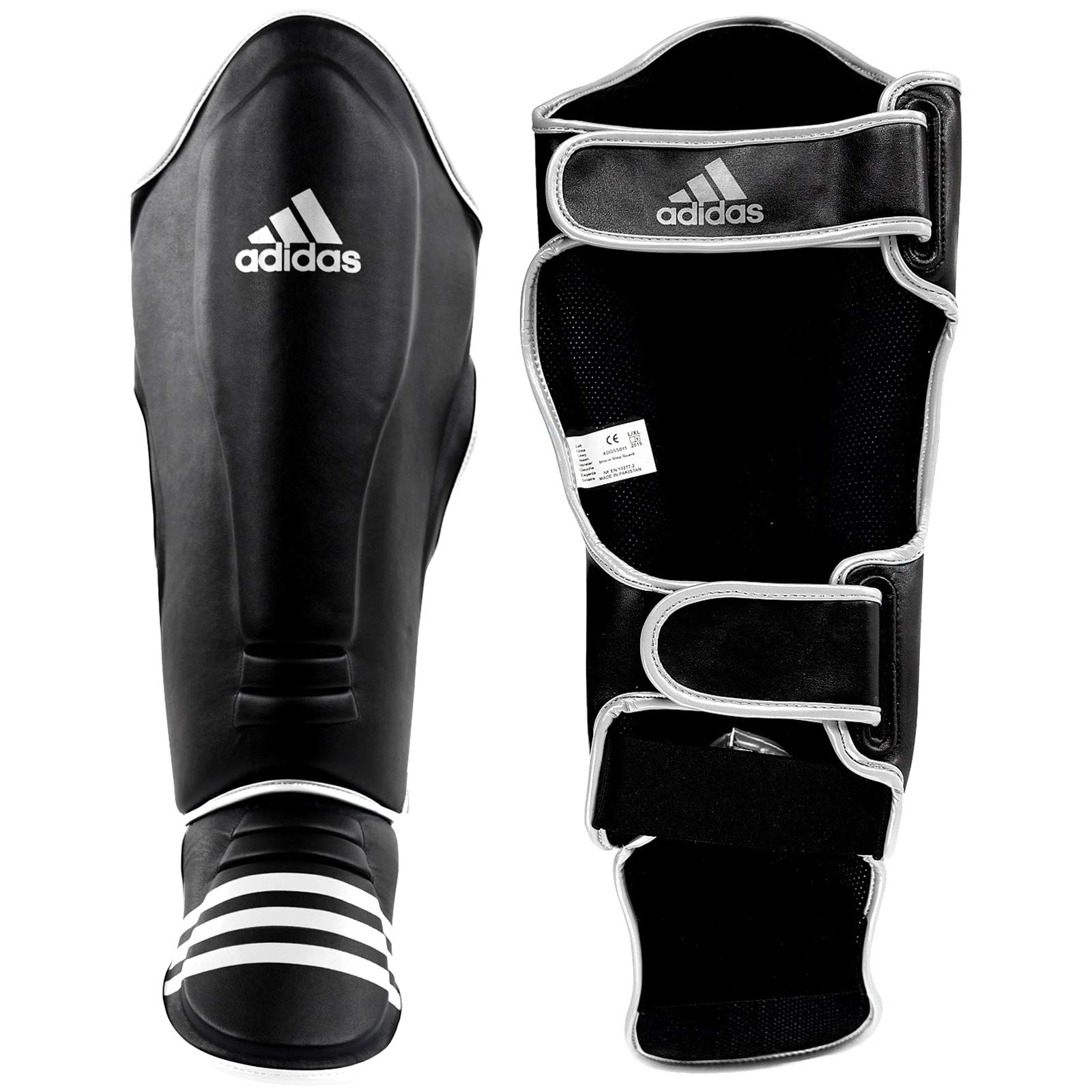 PARATIBIA E PIEDE ADIDAS SUPER PRO S NERO-BIANCO