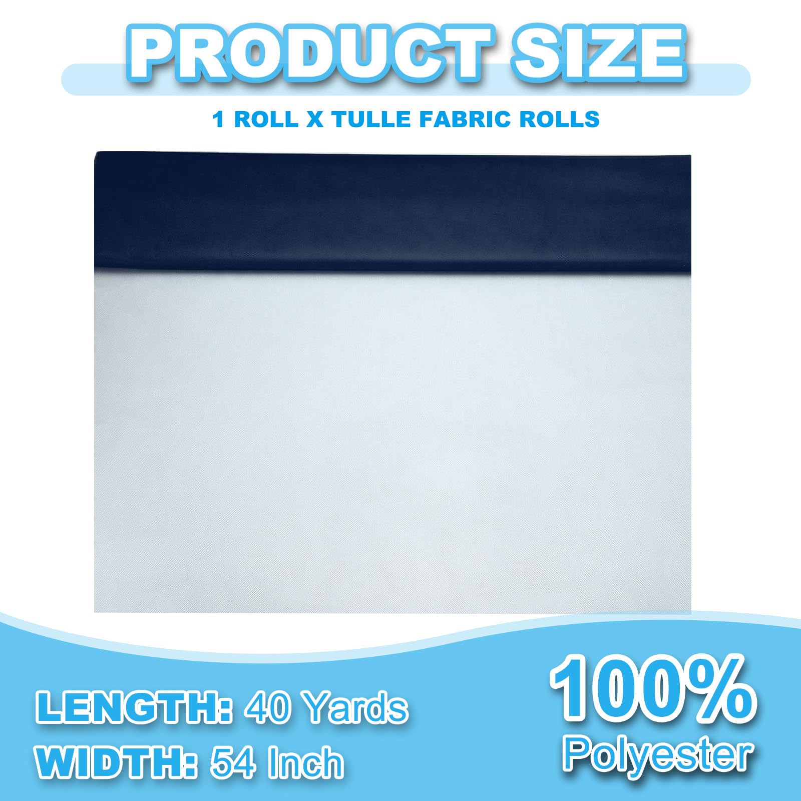 PATIKIL Tulle Fabric Rolls - Image 2