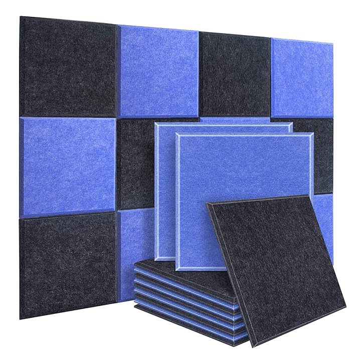 Buy DEKIRU New 12 Pack Acoustic Foam Panels, 12 X 12 X 0.4 Inches