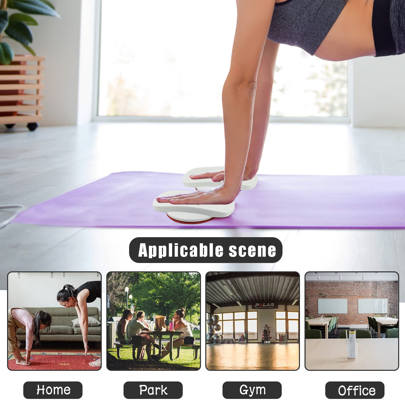【Ulepszona wersja z elektronicznym licznikiem】Auptiz Twister Twister, Twist Waist Disc, Twister Training Board, Fitness Waist Twisting Disc z licznikiem, oddzielanie stóp