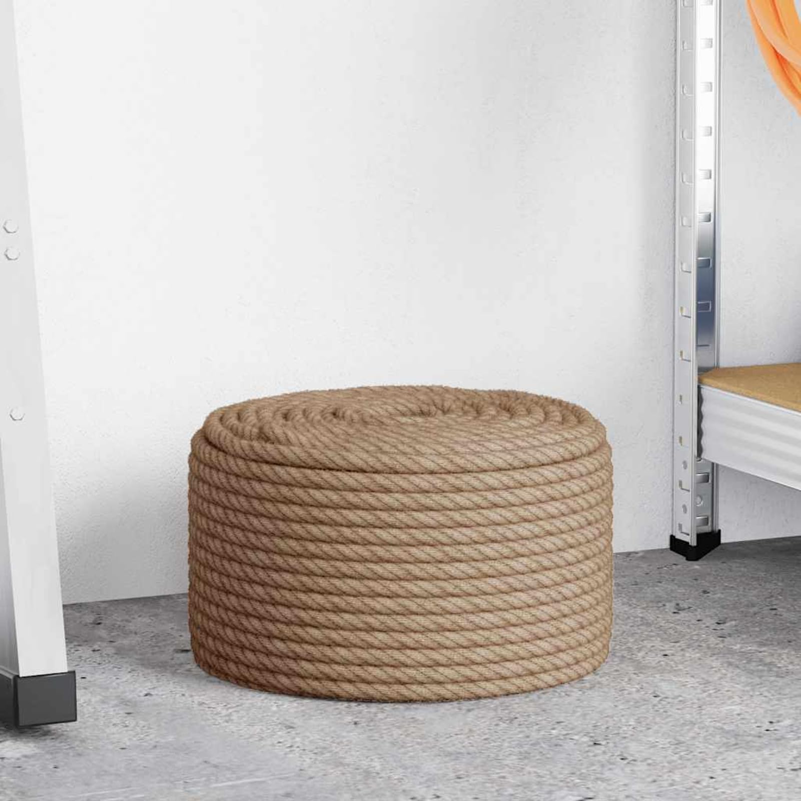 Homgoday Corda in Juta Naturale 10 mm x 100 m Resistente Ecologica per Decorazione e Fai-da-Te