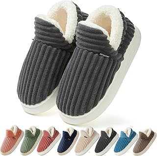 Sponsored You’re seeing this ad based on the product’s relevance to your search query.Learn more about this advertisement Coswind Slippers Women Men Winter Warm Closed Plush Soft Modern Comfortable Elegant Non-Slip Memory Foam Slippers