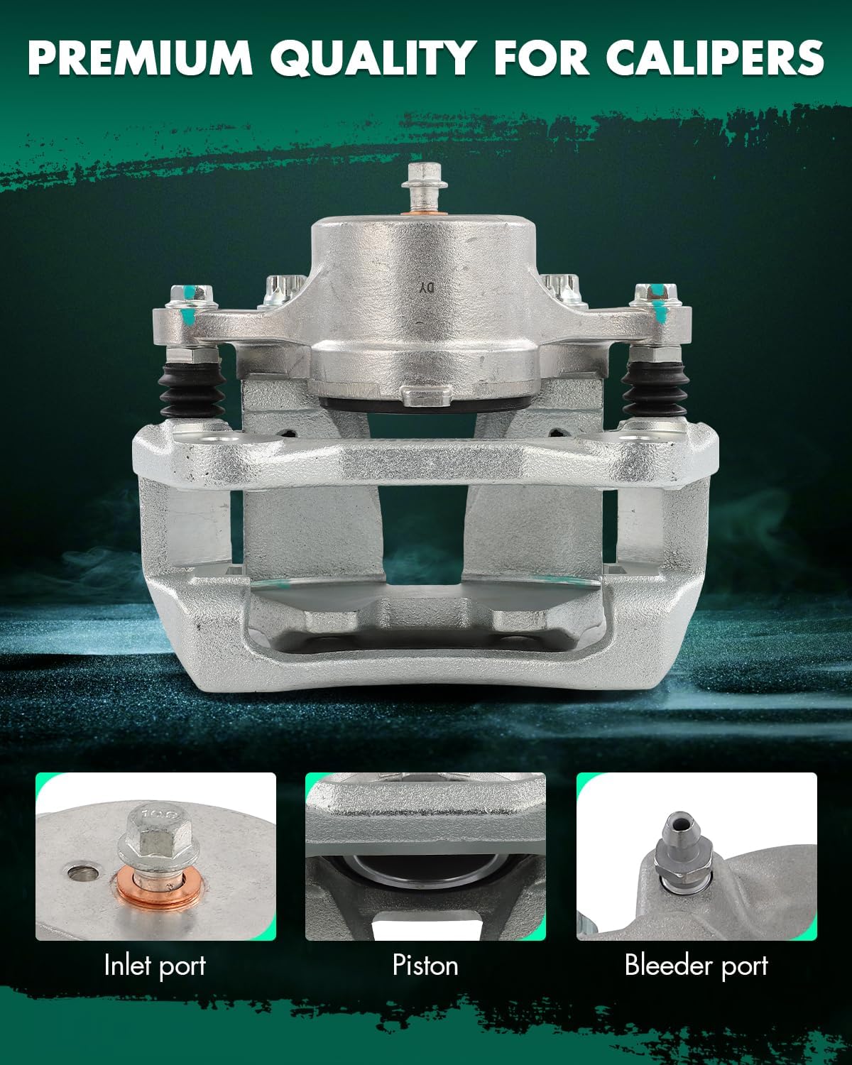 SCITOO Front Brake Calipers With Bracket 19B6461 19B6460 Compatible For Hyundai For Sonata 2011-2014