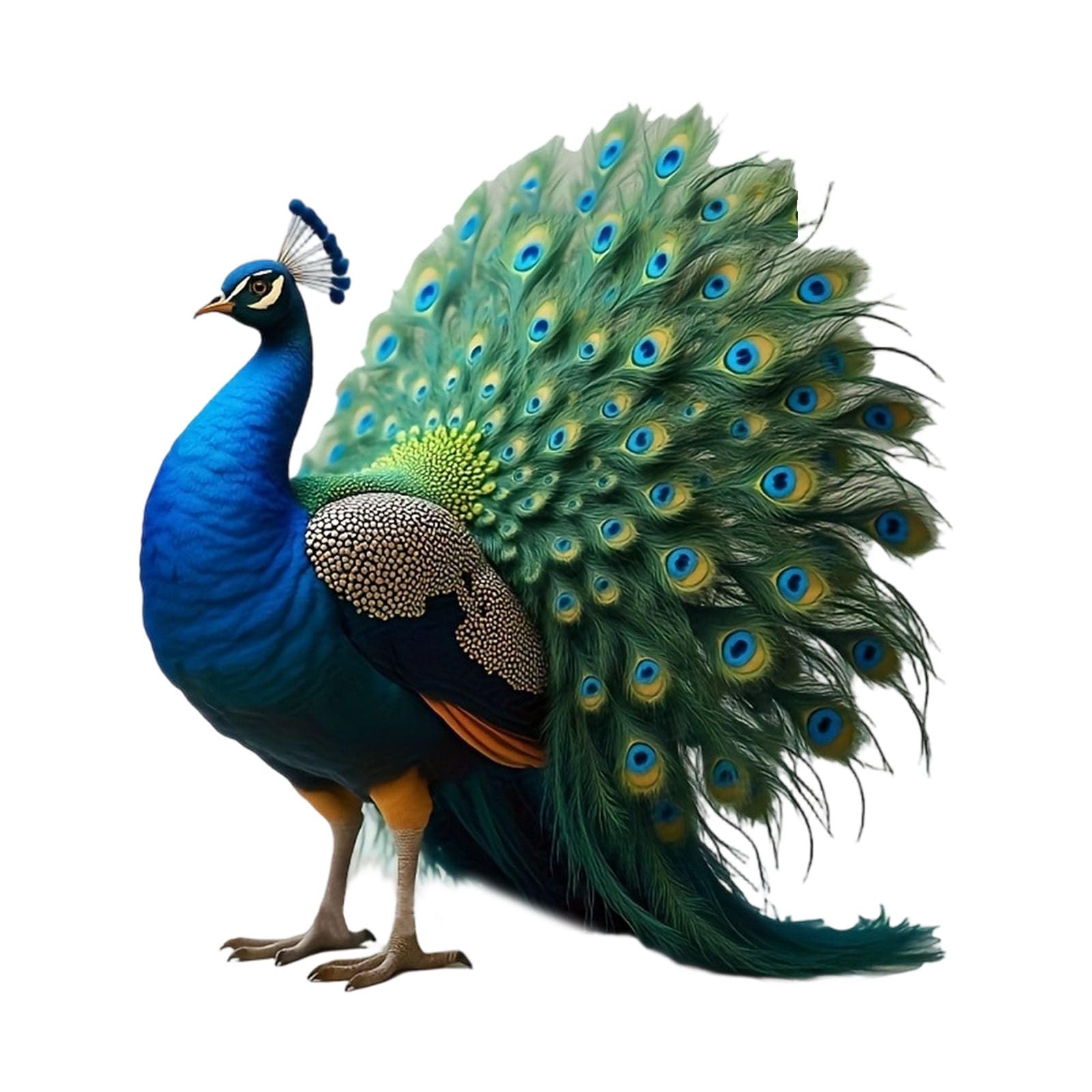 Xinsheinelry Peacocks Statue Figurines Animal Sculpture Home Decors Tabletop Centerpieces Collectible Decorative Figurine Peacocks Statue