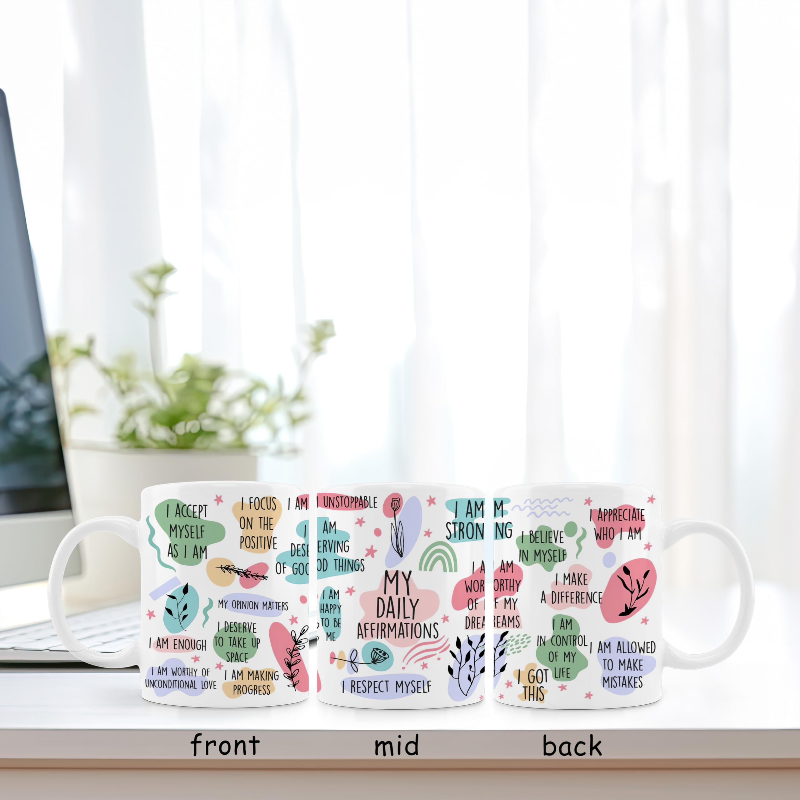 OFlich 440-MBEI-WJ - Taza para café, leche y té