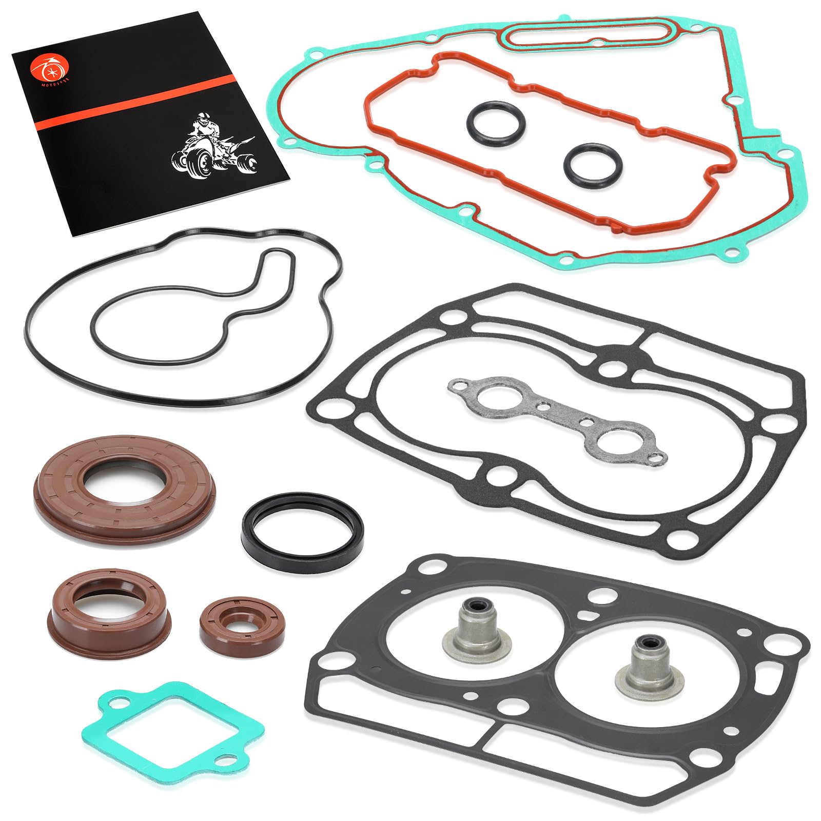 MOTO1988 Top End Cylinder Water Pump Gasket Seal Kit For Polaris Ranger 800 RZR S 4 800 2011-2017