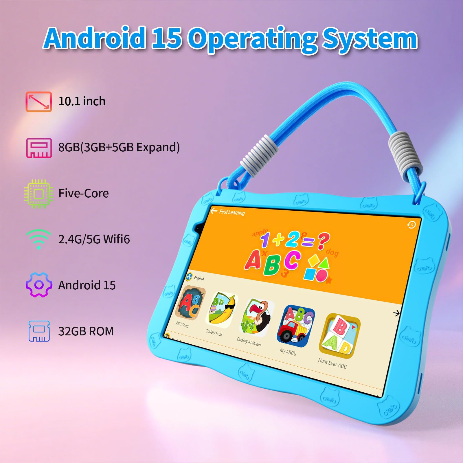 Amazon.com : VASOUN Android 15 Kids Tablet 10.1